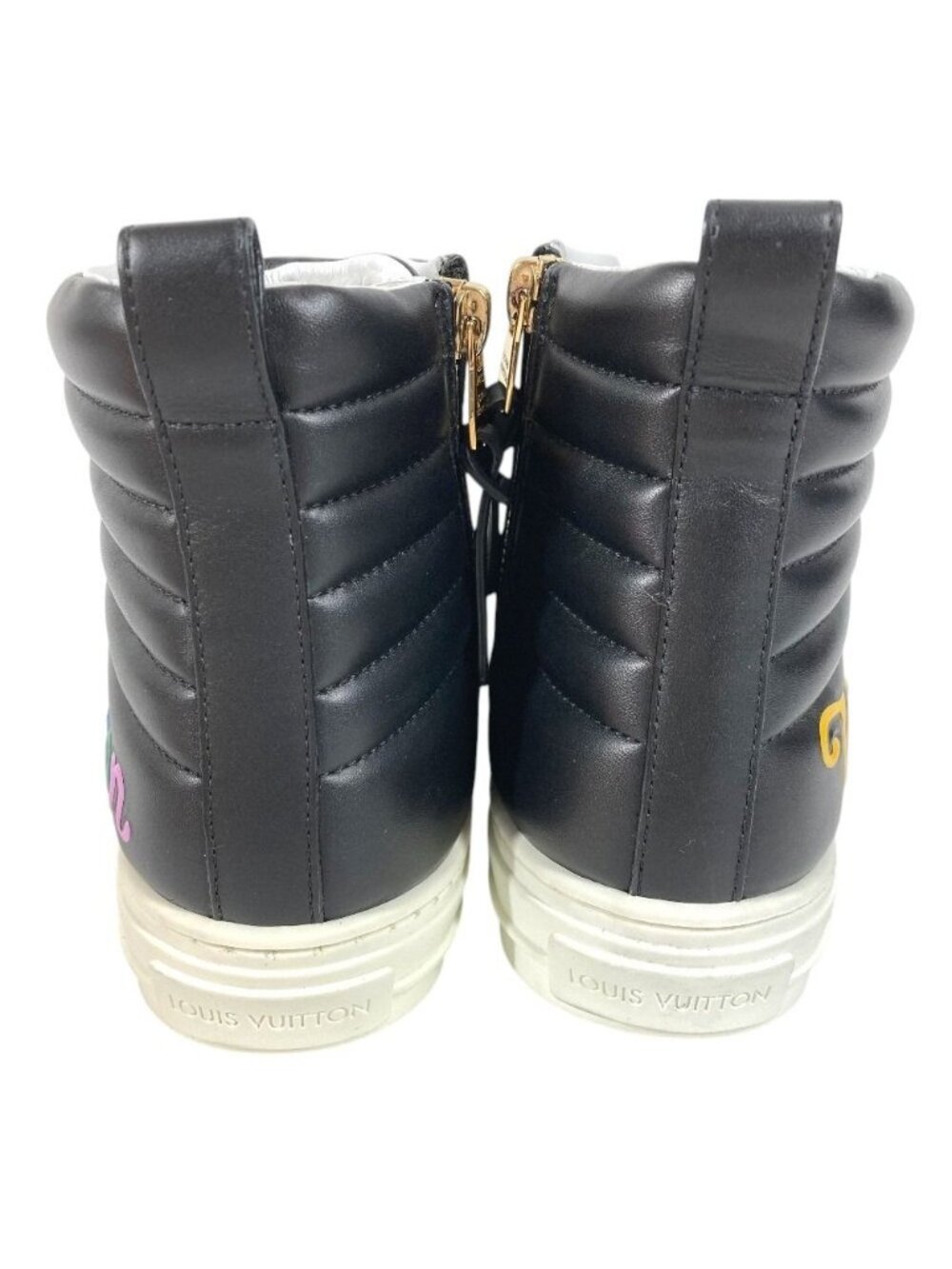 Louis Vuitton Sneakers Stella Line Leather Black - Picture 5 of 9